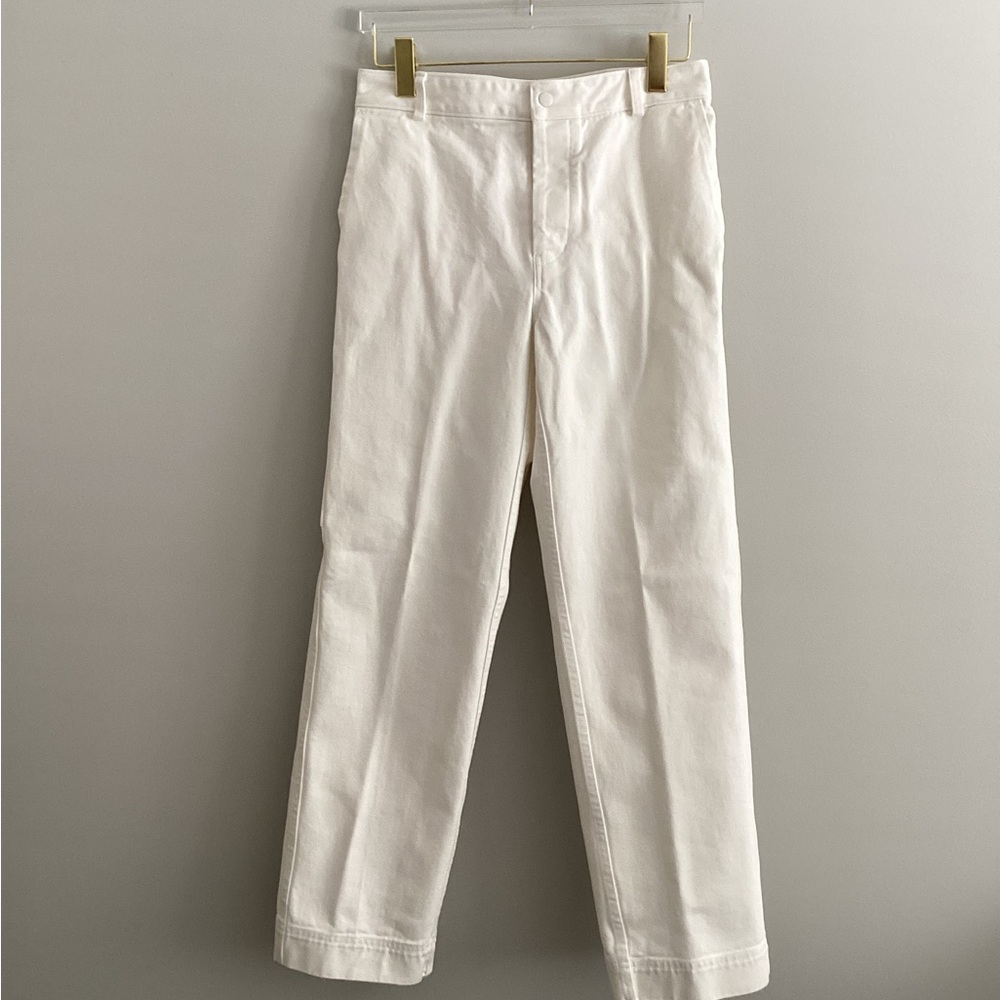 Comptoir Des Cotonniers High Rise White Jeans, Size M